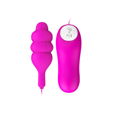 Cápsula Vibratória Escalonada com 12 Modos de Vibrações e Controle Remoto com Fio - Pleasure Shell | 9,7 x 3,4 cm