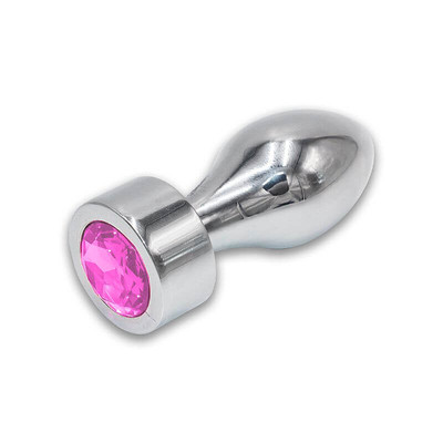 Foto 7 do produto Plug Anal em Aço com Cristal Brilhante Tamanho P - Lust Metal Hive Pug | 7,8 x 2,9 cm | Disponível em 4 Cores