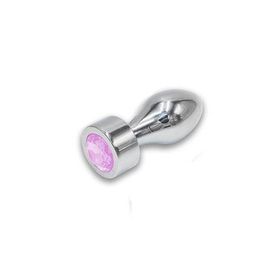 Foto 6 do produto Plug Anal em Aço com Cristal Brilhante Tamanho P - Lust Metal Hive Pug | 7,8 x 2,9 cm | Disponível em 4 Cores