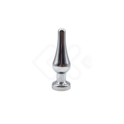 Foto 3 do produto Plug Anal em Aço Inoxidável com Detalhe de Joia na Base - Sexy Import | Tamanho: P | Disponível em 5 Cores