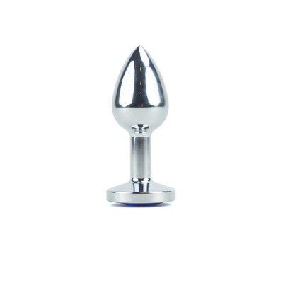 Plug Anal no Tamanho "P" em Aço Inoxidável com Joia - Sexy Import | 6 x 2,5 cm | Disponível em 11 Cores