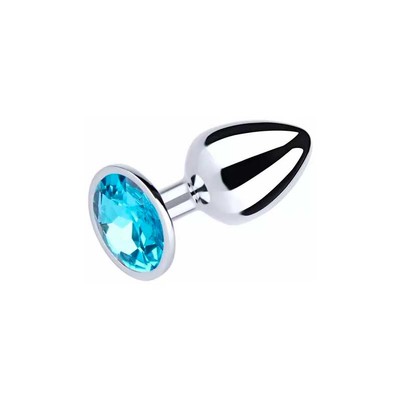 Foto 10 do produto Plug Anal Tamanho "M" em Aço Inoxidável com Joia - Sexy Import | 7 x 3,3 cm | Disponível em 10 Cores