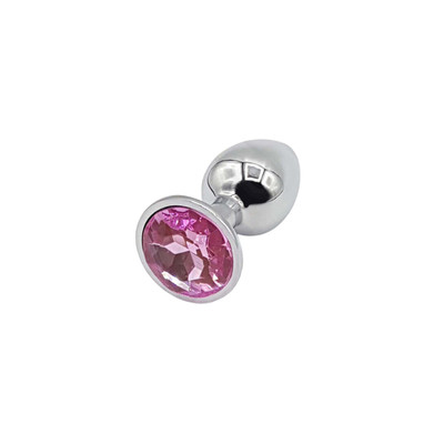 Foto 5 do produto Plug Anal Tamanho "M" em Aço Inoxidável com Joia - Sexy Import | 7 x 3,3 cm | Disponível em 10 Cores