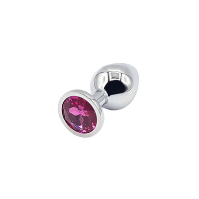 Foto 4 do produto Plug Anal Tamanho "M" em Aço Inoxidável com Joia - Sexy Import | 7 x 3,3 cm | Disponível em 10 Cores