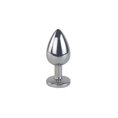 Plug Anal "G" em Aço Inoxidável com Joia - Sexy Import | 8 x 4 cm | Disponível em 10 Cores