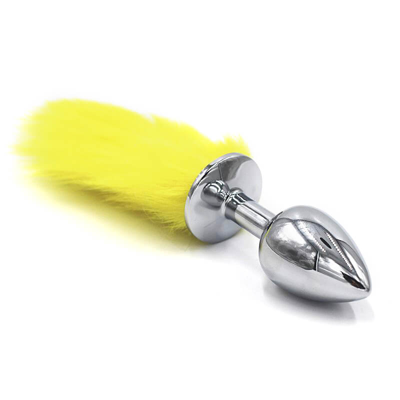 Plug Anal em Aço Inoxidável com Rabo de Raposa Artificial - Tamanho: P | Disponível em 5 Cores - 2