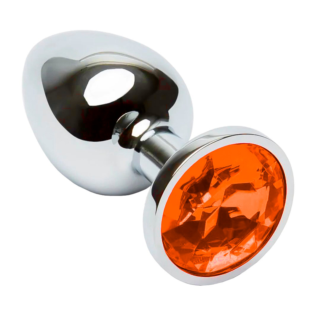 Plug Anal em Alumínio Polido com Detalhe de Joia na Base - Pleasure Dreams | Disponível em 2 Tamanhos e 5 Cores - 5
