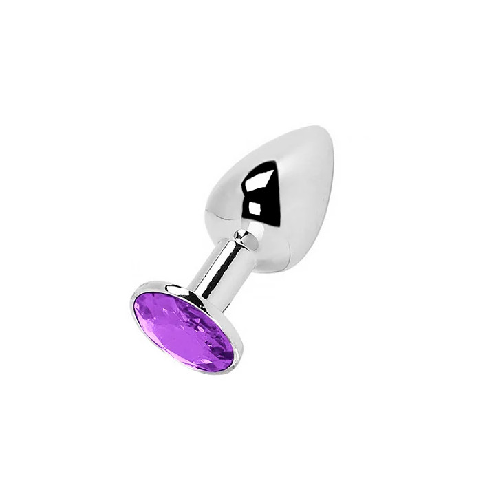 Plug Anal em Alumínio Polido com Detalhe de Joia na Base - Pleasure Dreams | Disponível em 2 Tamanhos e 5 Cores - 6