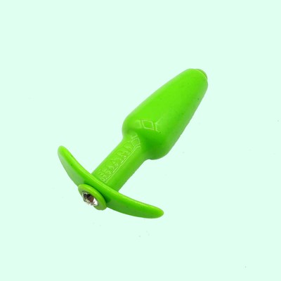 Foto 5 do produto Plug Anal com Compartimento para Lubrificante e Pedra Brilhante na Base - Hard Splash | 9,5 x 3 cm | Disponível em 7 Cores