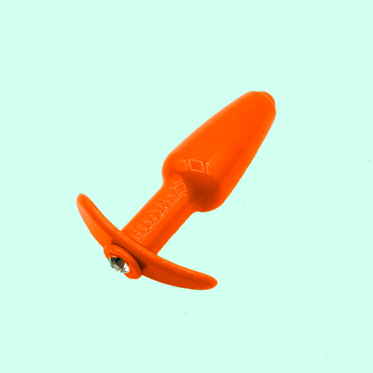 Plug Anal com Compartimento para Lubrificante e Pedra Brilhante na Base - Hard Splash | 9,5 x 3 cm | Disponível em 7 Cores - 3