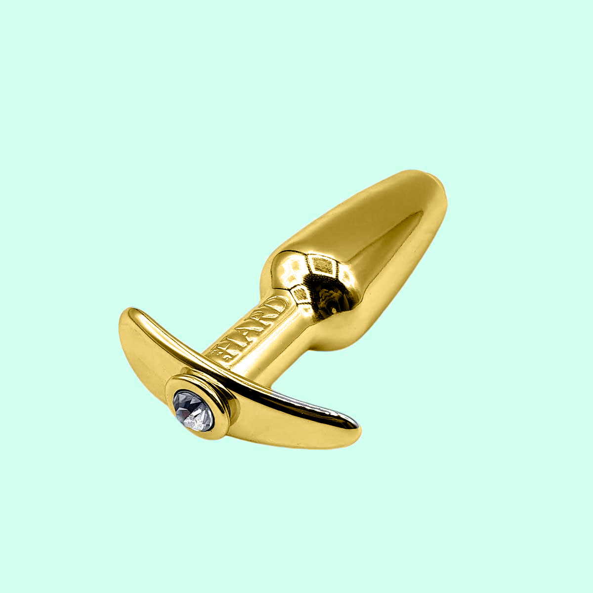 Plug Anal com Compartimento para Lubrificante e Pedra Brilhante na Base - Hard Splash | 9,5 x 3 cm | Disponível em 7 Cores - 2