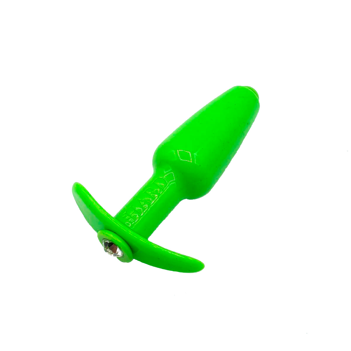 Plug Anal com Compartimento para Lubrificante e Pedra Brilhante na Base - Hard Splash | 9,5 x 3 cm | Disponível em 7 Cores - 7