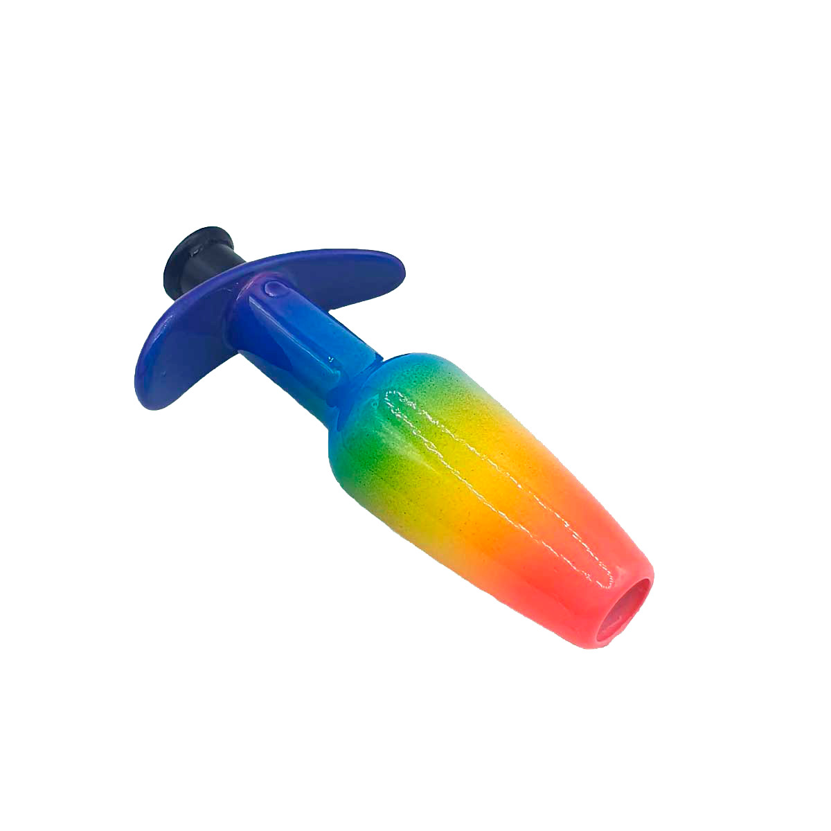 Plug Anal com Compartimento para Lubrificante e Pedra Brilhante na Base - Hard Splash | 9,5 x 3 cm | Disponível em 7 Cores - 17