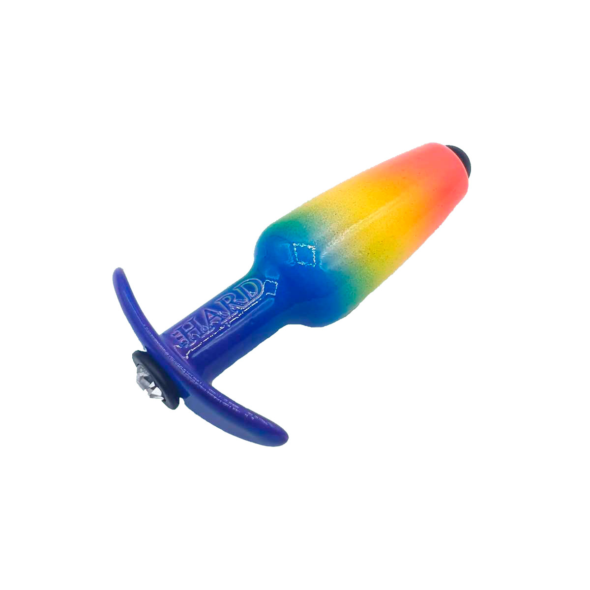 Plug Anal com Compartimento para Lubrificante e Pedra Brilhante na Base - Hard Splash | 9,5 x 3 cm | Disponível em 7 Cores - 18