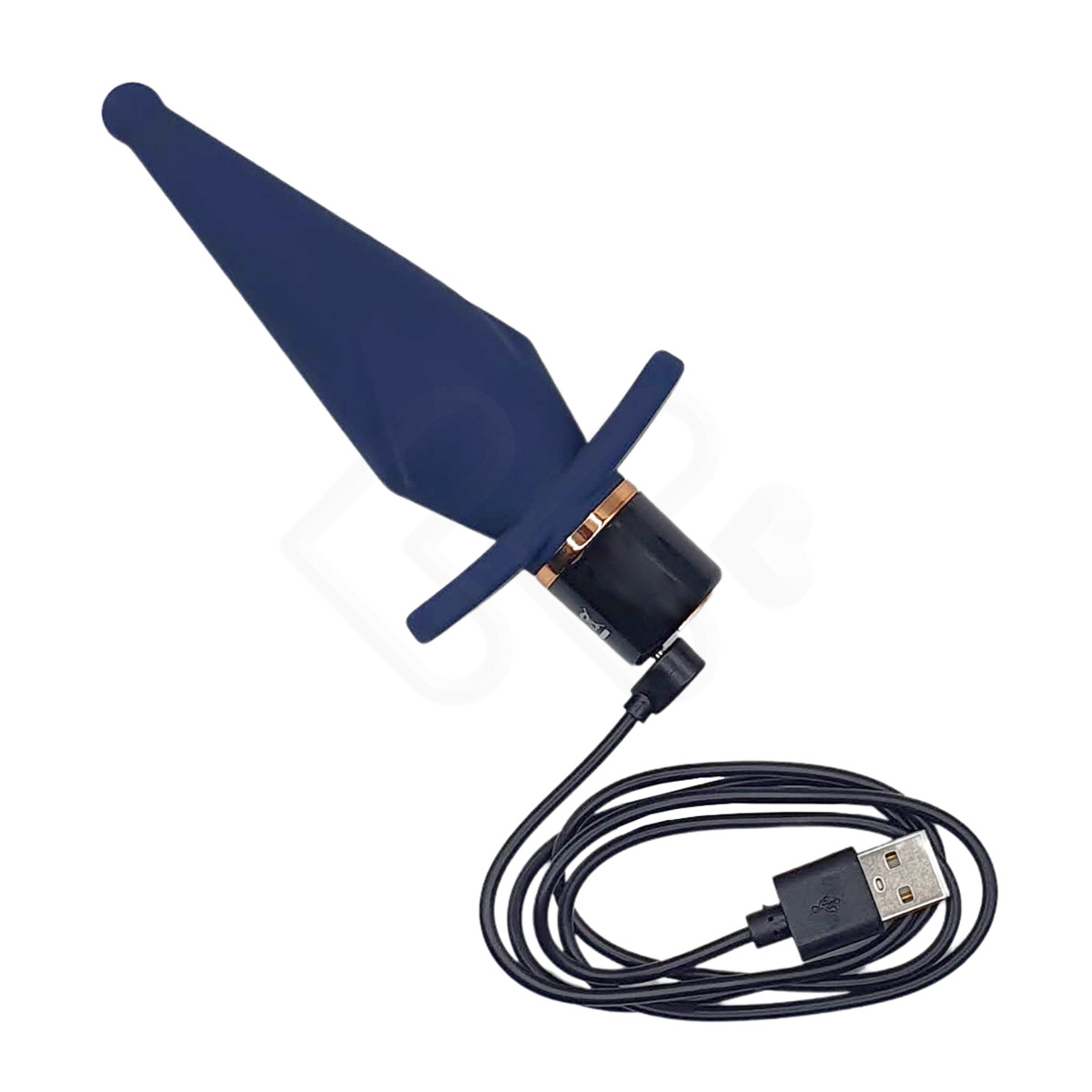 Plug Anal Cônico com 10 Modos de Vibração e Carregamento Magnético - Topo Toys Triangular | 9,4 x 3,4 cm - 5