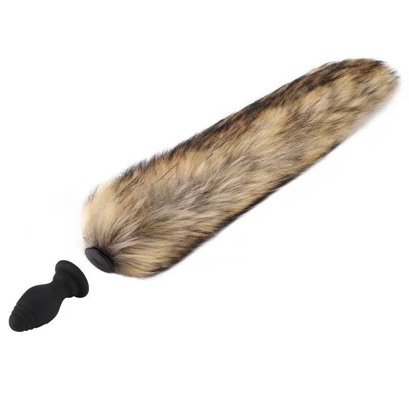 Plug Anal Cônico com 10 Modos de Vibração, Controle Remoto Sem Fio e Rabo Artificial | Disponível em 2 Cores - 7