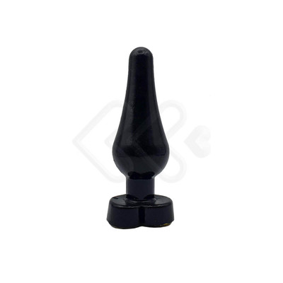Foto 3 do produto Plug Anal Cônico com Base Achatada em Forma de Coração - InNamorata Heart Silicone | 9,2 x 3,7 cm