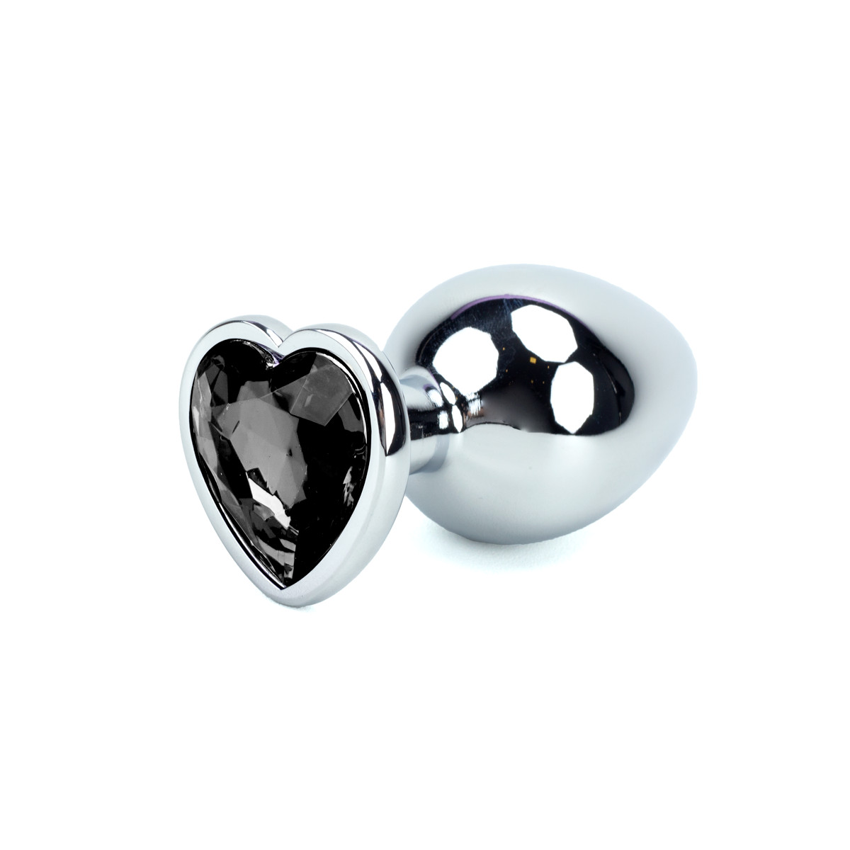 Plug Anal Cônico ''G'' com Detalhe de Joia na Base de Coração - Seamless Butt Plug Starting | 7,5 x 4,1 cm | Disponível em 9 Cores - 9