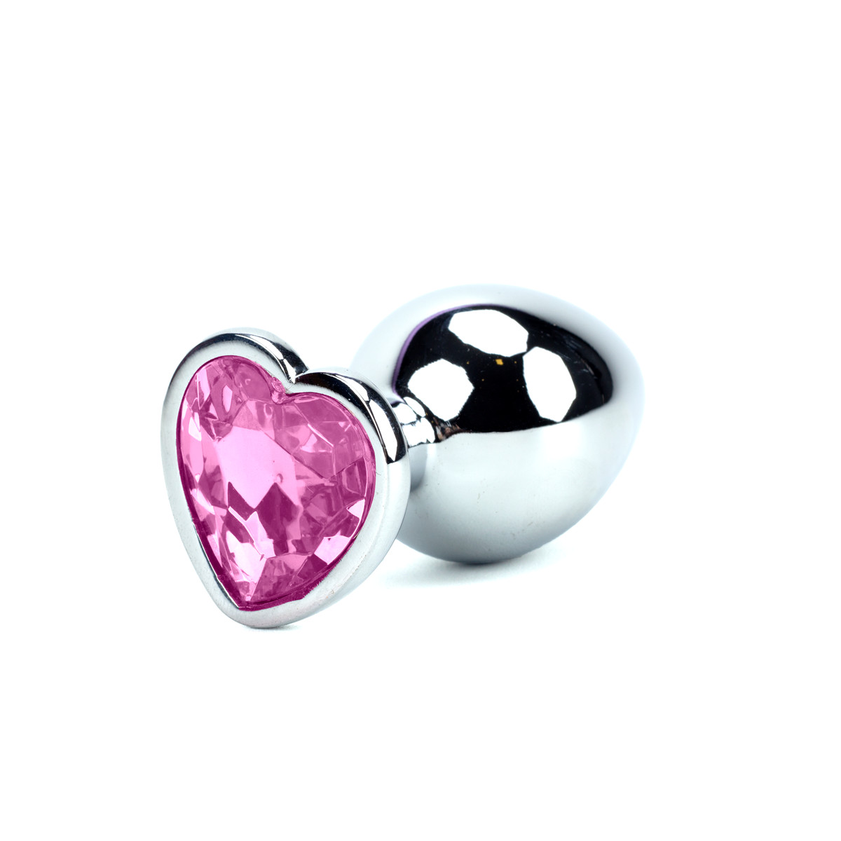 Plug Anal Cônico ''G'' com Detalhe de Joia na Base de Coração - Seamless Butt Plug Starting | 7,5 x 4,1 cm | Disponível em 9 Cores - 6