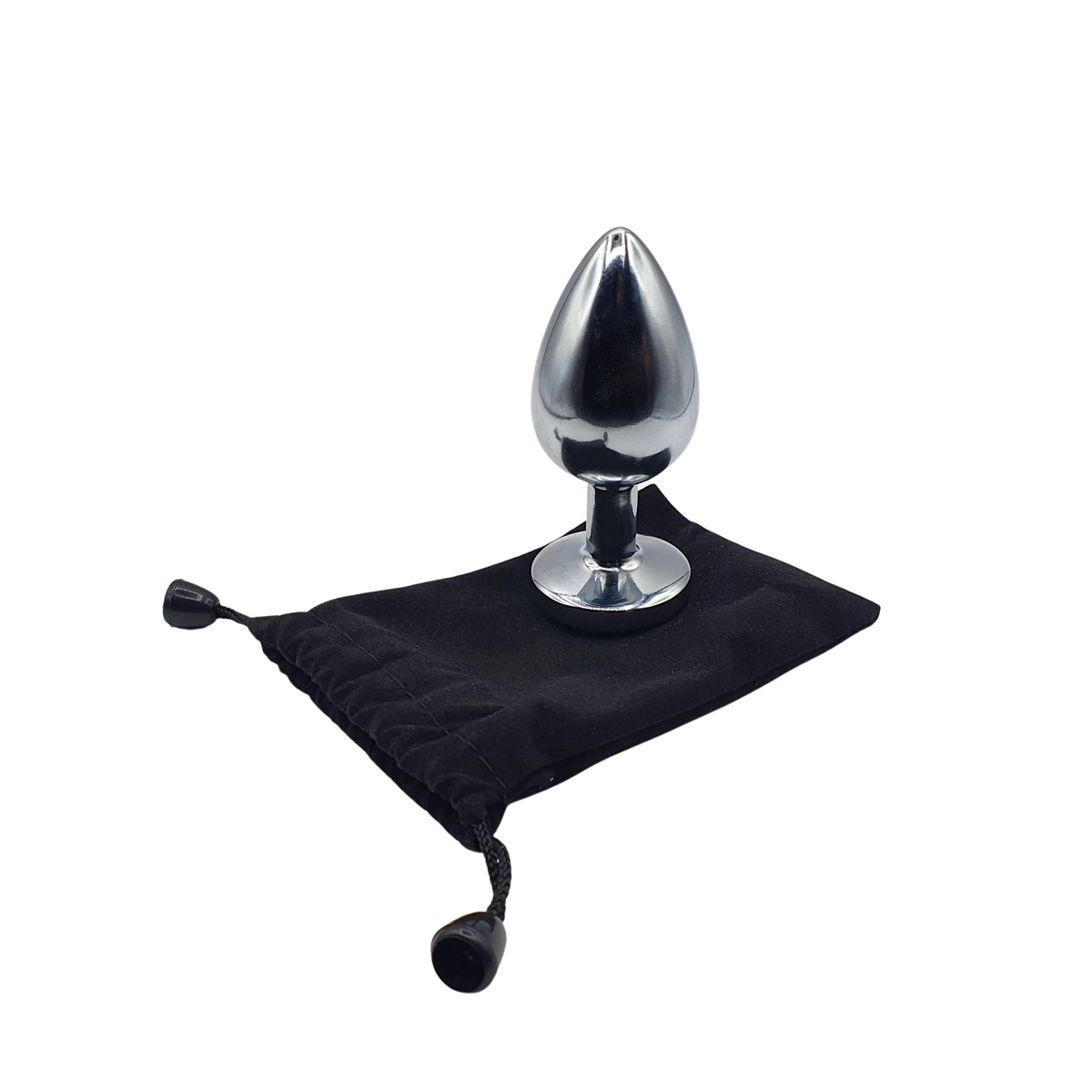 Plug Anal Cônico "G" em Metal com Detalhe de Joia na Base - Adam & Eve Large Gem Anal Plug | 7,9 x 3,8 cm | Disponível em 2 Cores - 3