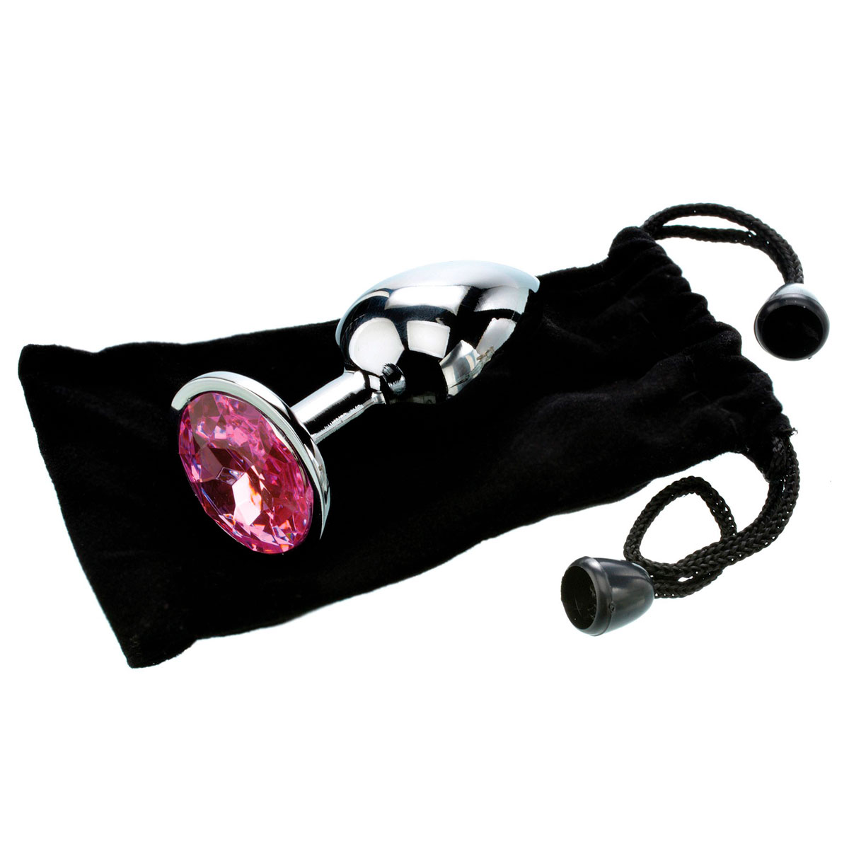 Plug Anal Cônico "G" em Metal com Detalhe de Joia na Base - Adam & Eve Large Gem Anal Plug | 7,9 x 3,8 cm | Disponível em 2 Cores - 8