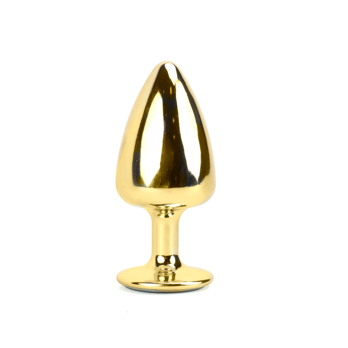 Plug Anal Cônico "M" Com Detalhe de Pedra com Bandeira do Orgulho - Hard Pride | 6,5 x 3,4 cm | Disponível em 2 Cores - 6