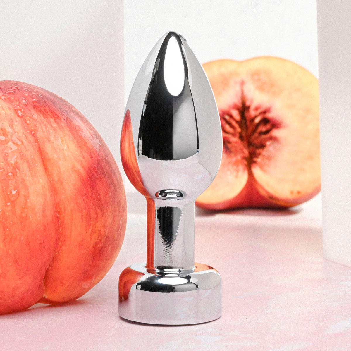 Plug Anal Cônico ''M'' em Metal com 7 Modos de Vibração e Carregamento via USB - Gender X Rockin' Metal Plug | 7,5 x 3,3 cm - 2