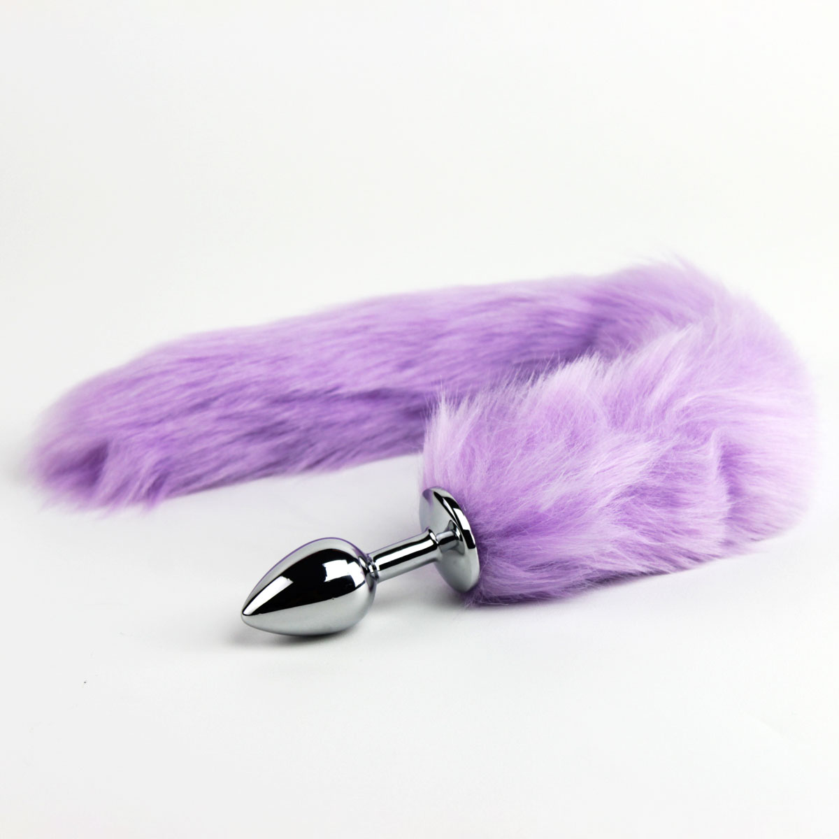 Plug Anal Cônico em Metal com Cauda de Raposa - 3R Import | Disponível em 7 Cores - 3