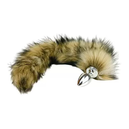 Plug Anal Cônico em Metal com Cauda de Raposa - 3R Import | Disponível em 7 Cores - 8