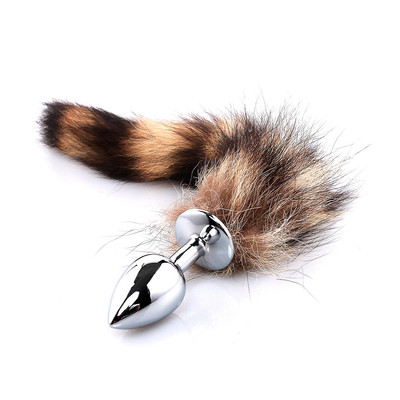Plug Anal Cônico de Metal com Rabo Realístico de Raposa | Disponível em 3 Tamanhos