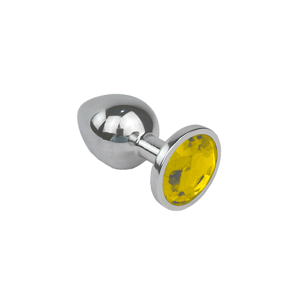 Plug Anal "G" em Metal e Formato Cônico com Joia na Base - Seamless | 8 x 4 cm | Disponível em 8 Cores - 2