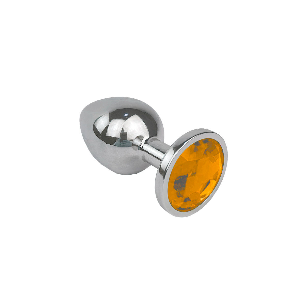 Plug Anal "G" em Metal e Formato Cônico com Joia na Base - Seamless | 8 x 4 cm | Disponível em 8 Cores - 5