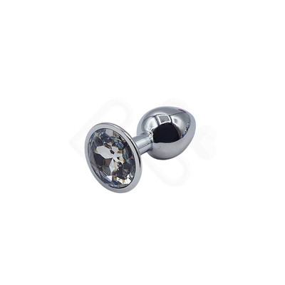 Foto 4 do produto Plug Anal Cônico "P" em Alumínio com Detalhe de Joia na Base | 5,8 x 2,6 cm | Disponível em 10 Cores