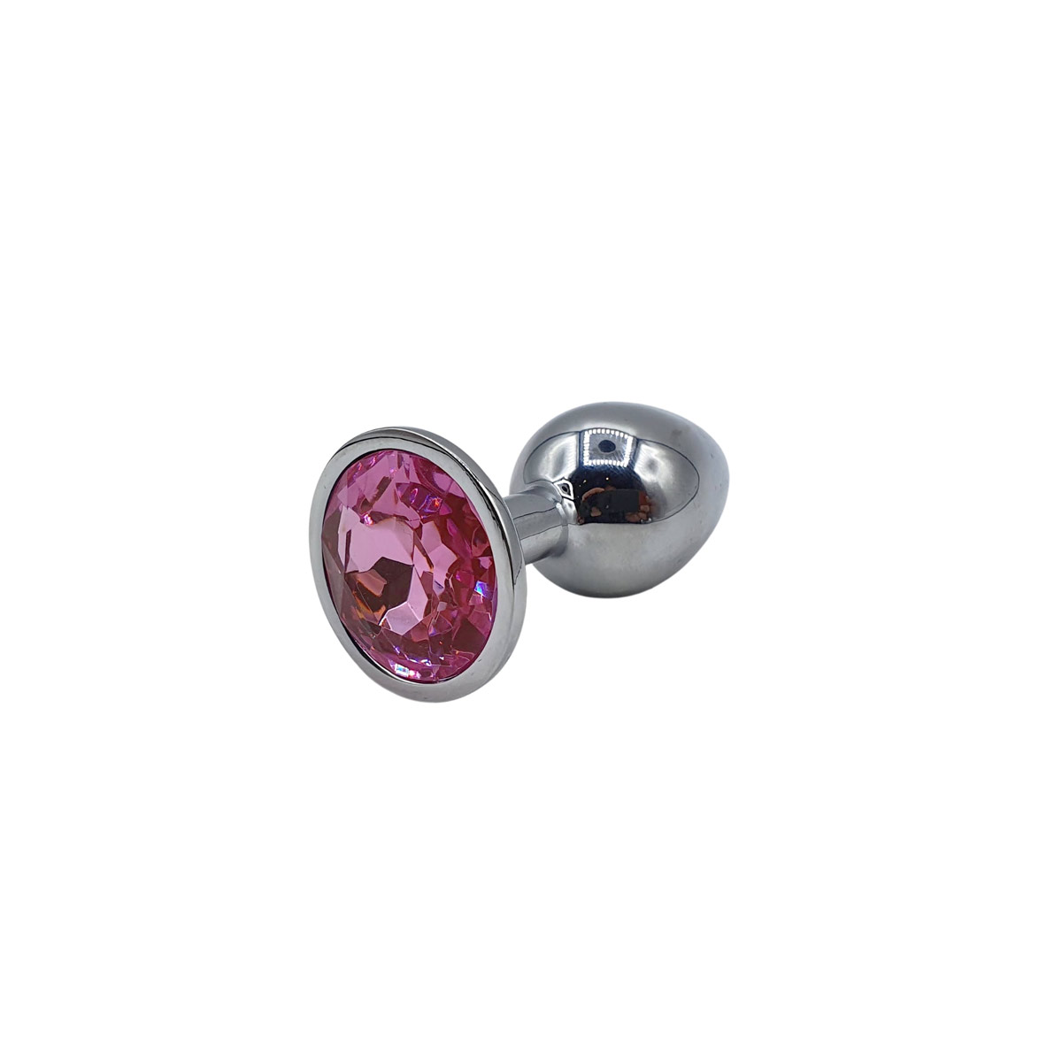 Plug Anal Cônico "P" em Metal com Detalhe de Joia na Base - Adam & Eve Small Gem Anal Plug | 5,8 x 2,6 cm | Disponível em 2 Cores - 2