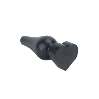 Foto 2 do produto Plug Anal Cônico em PVC com Base Achatada no Formato de Coração - InNamorata Love Items | 9,6 x 3,8 cm