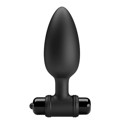Foto 2 do produto Plug Anal Cônico em Silicone com 10 Modos de Vibração e Alça de Segurança - Pretty Love Vibra Butt Plug II | 8,7 x 3,2 cm