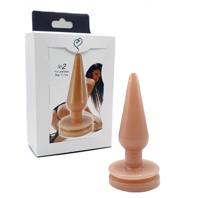 Plug Anal Cônico em Silicone com Base Achatada - InNamorata Love Items N°02 | 8,6 x 2,8 cm