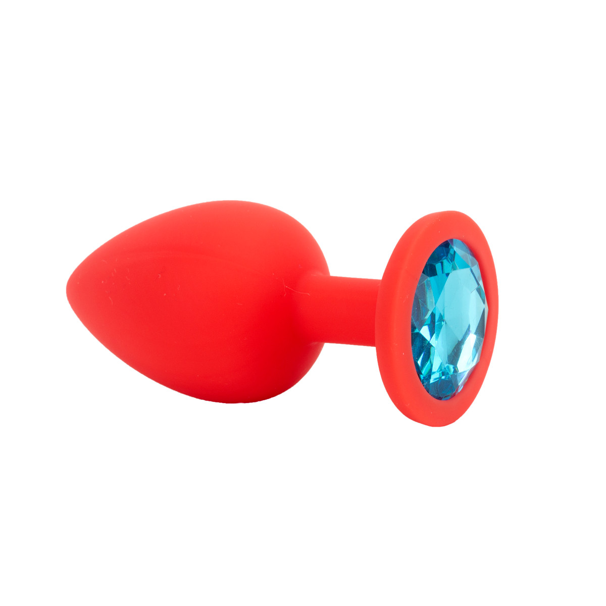 Plug Anal Cônico em Silicone com Joia na Base no Tamanho G - Sexy Import | 8,2 x 4,2 cm | Disponível em 4 Cores - 18