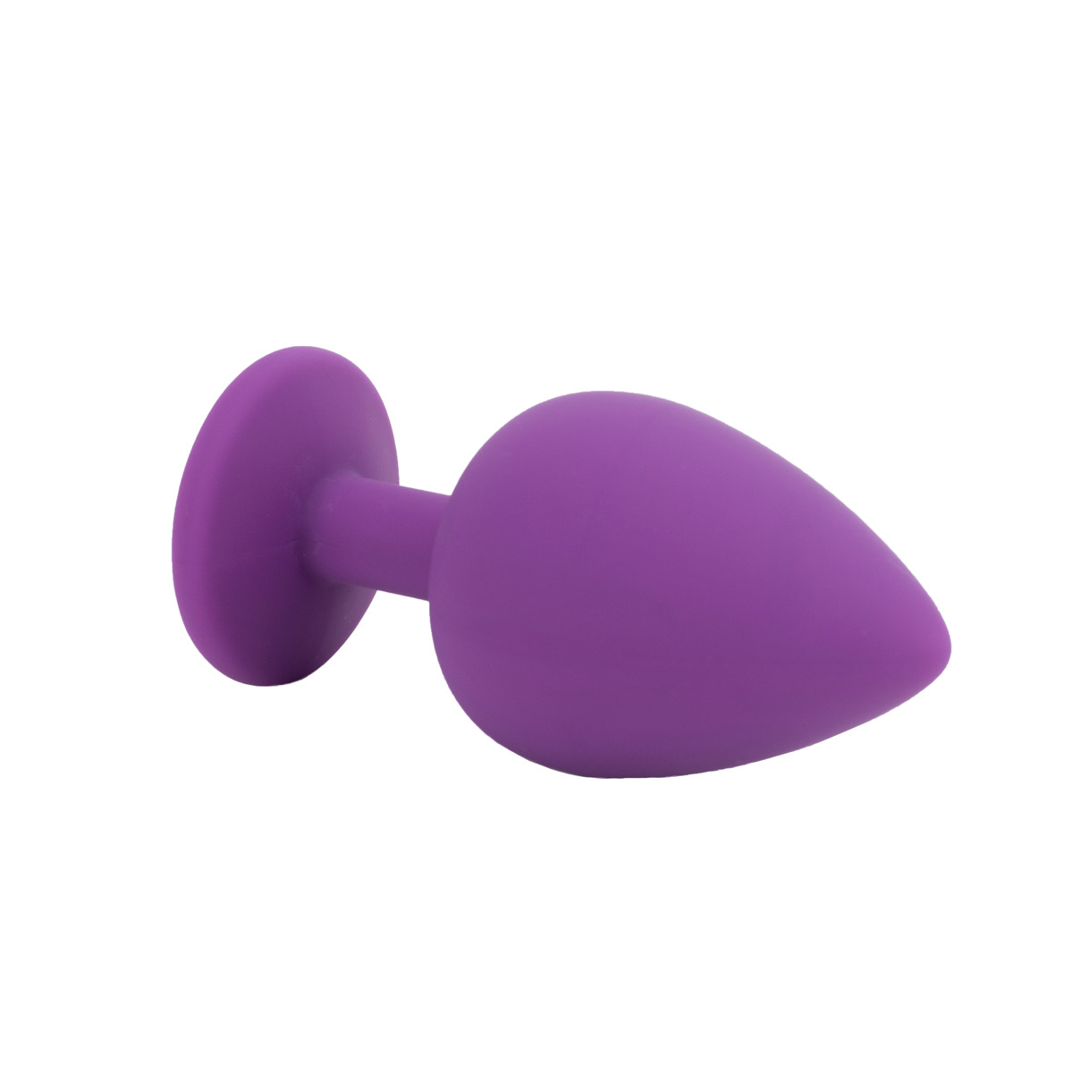 Plug Anal Cônico em Silicone com Joia na Base no Tamanho G - Sexy Import | 8,2 x 4,2 cm | Disponível em 4 Cores - 12