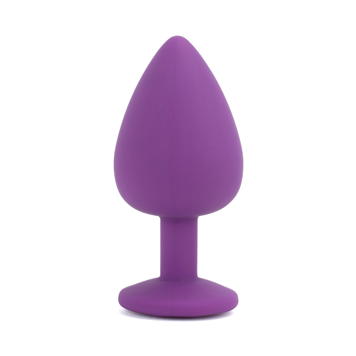 Plug Anal Cônico em Silicone com Joia na Base no Tamanho G - Sexy Import | 8,2 x 4,2 cm | Disponível em 4 Cores - 11