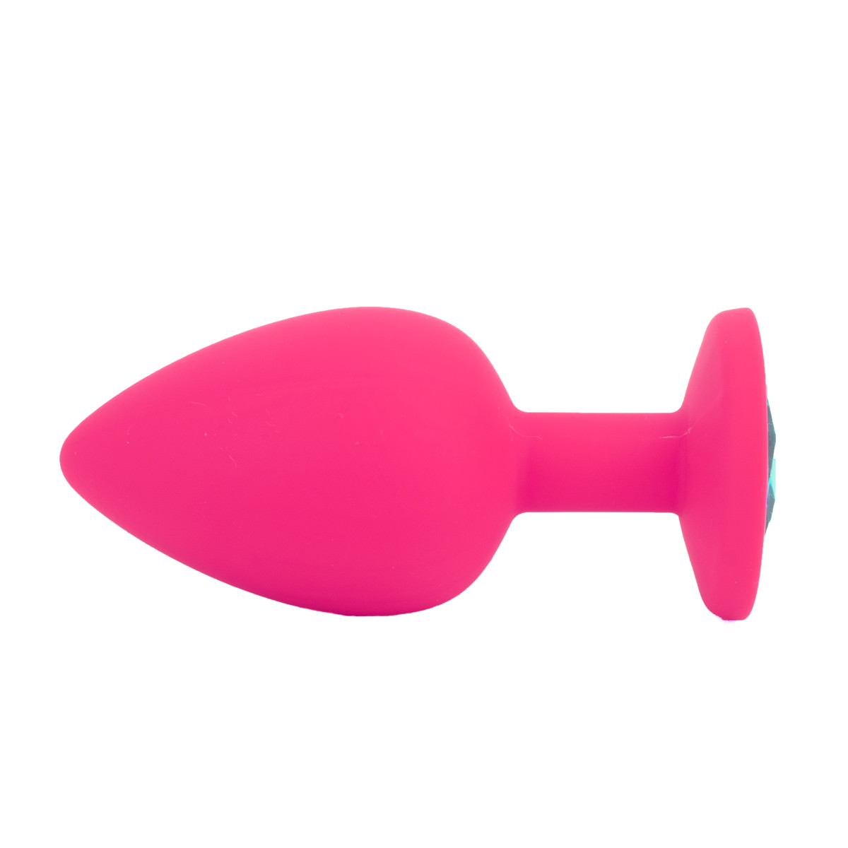 Plug Anal Cônico em Silicone com Joia na Base no Tamanho G - Sexy Import | 8,2 x 4,2 cm | Disponível em 4 Cores - 4