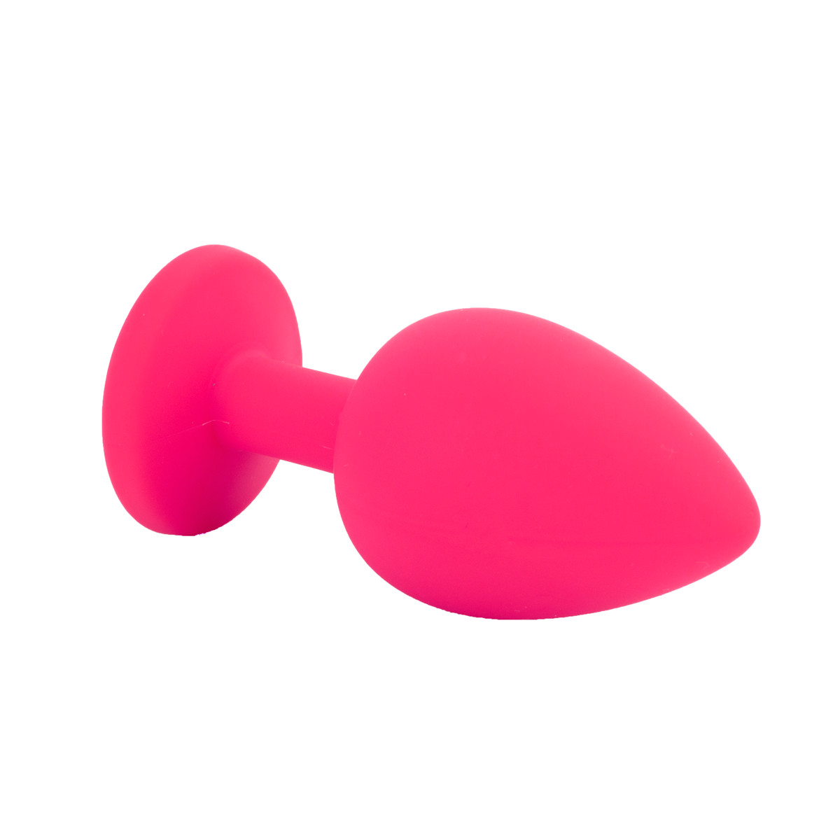 Plug Anal Cônico em Silicone com Joia na Base no Tamanho G - Sexy Import | 8,2 x 4,2 cm | Disponível em 4 Cores - 3