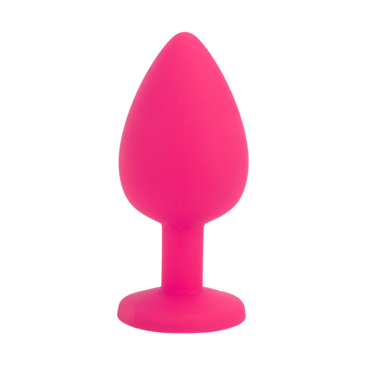 Plug Anal Cônico em Silicone com Joia na Base no Tamanho G - Sexy Import | 8,2 x 4,2 cm | Disponível em 4 Cores - 2