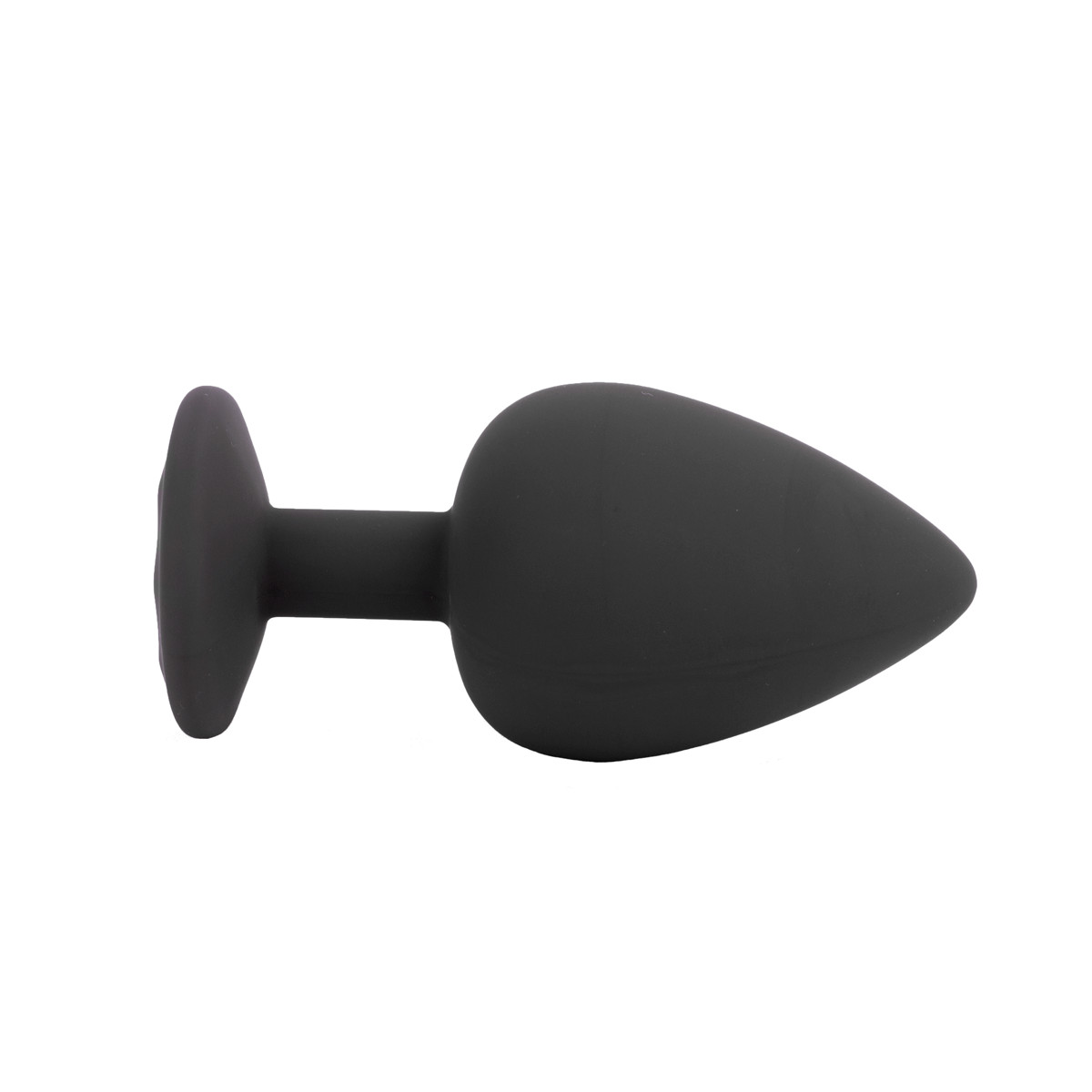 Plug Anal Cônico em Silicone com Joia na Base no Tamanho G - Sexy Import | 8,2 x 4,2 cm | Disponível em 4 Cores - 9