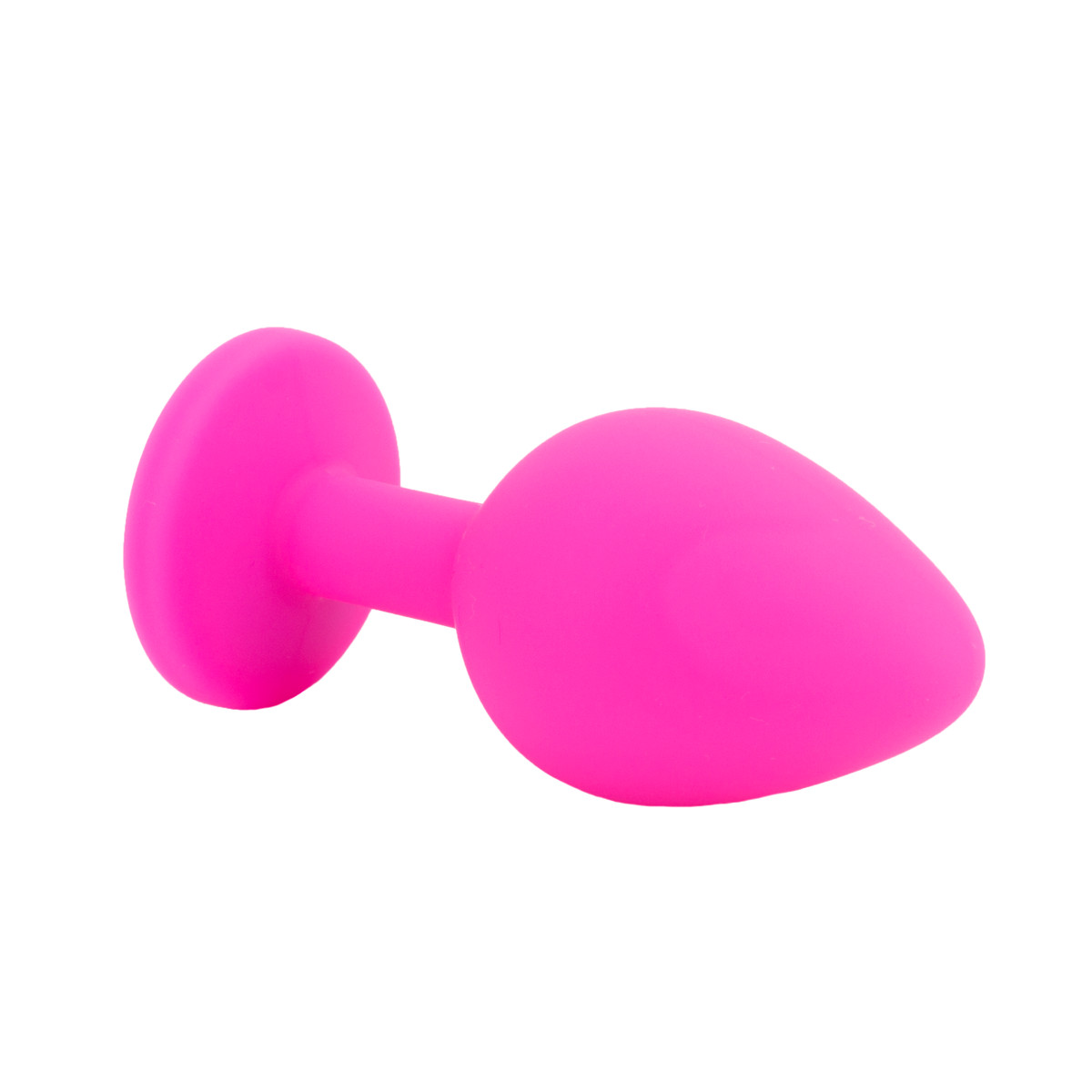 Plug Anal Cônico em Silicone com Joia na sua Base no Tamanho "P" - 6,5 x 2,7 cm | Disponível em 4 Cores - 11