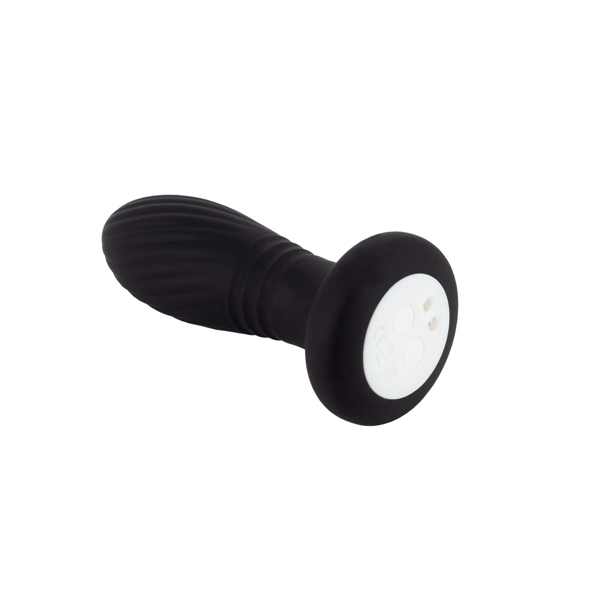 Plug Anal Cônico em Silicone com LED, 9 Modos de Vibração e Movimentos Vai e Vem e Controle Remoto Sem Fio - Bump Orgasm | 10 x 3,6 cm - 5