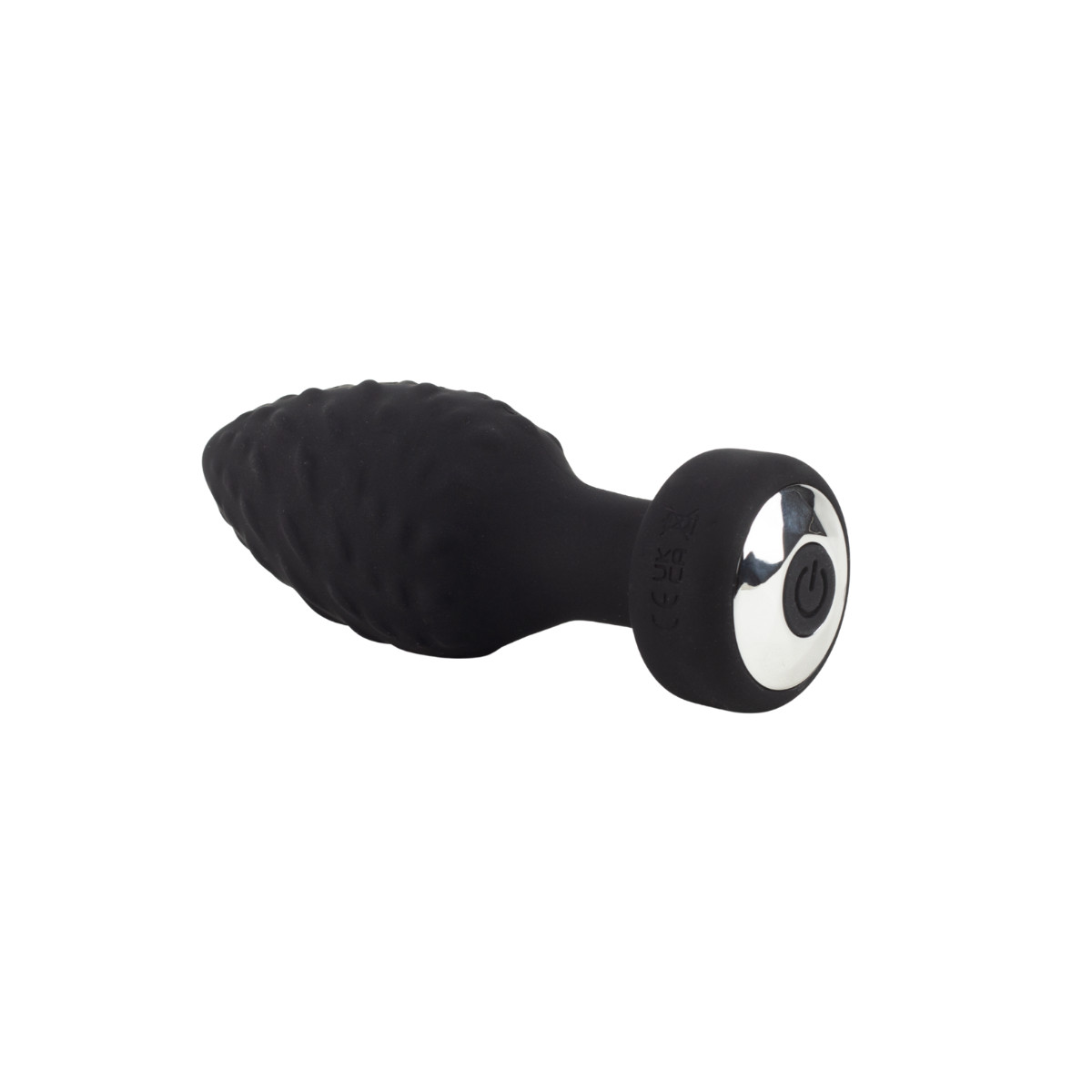 Plug Anal G em Formato Cônico com Texturas, 9 Modos de Vibração com Rotação e Controle Remoto Via App - YouVibe | 8 x 3,8 cm - 2