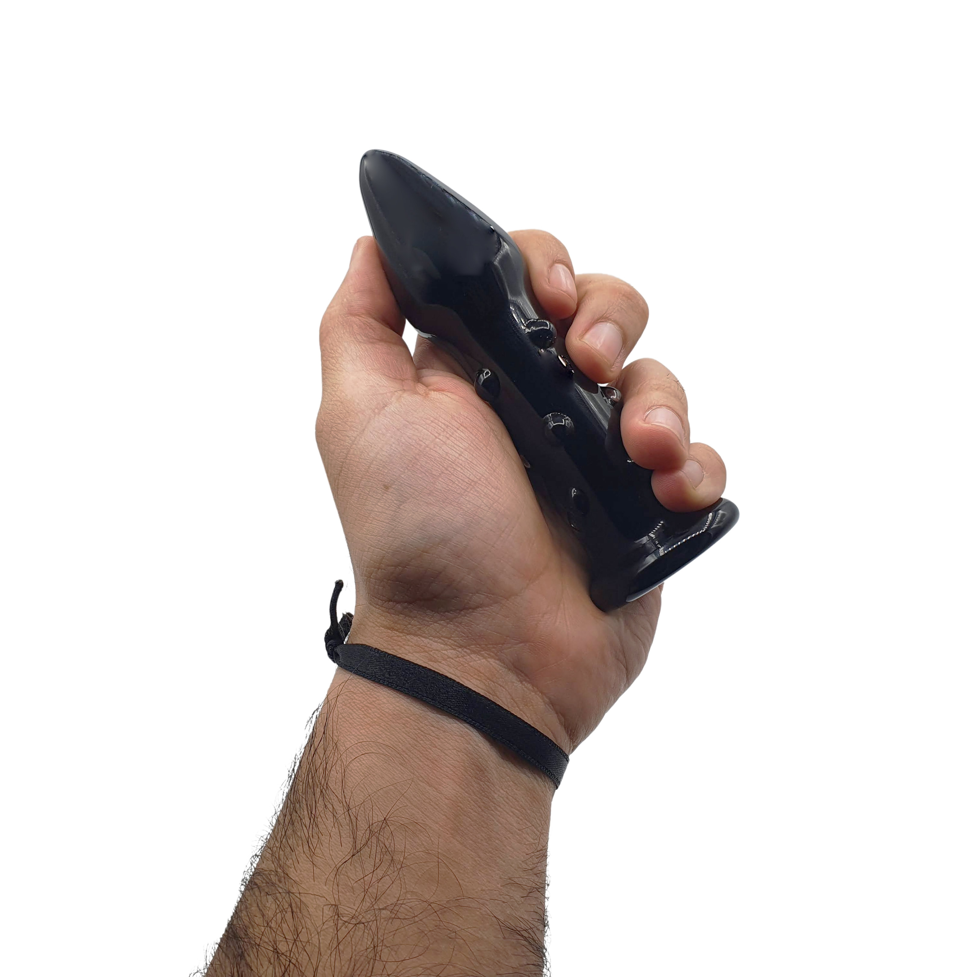 Plug Anal Cônico em Vidro com Texturas Massageadores - Lovetoy Glass Romance | 12,5 x 3,5 cm | Disponível em 3 Cores - 3