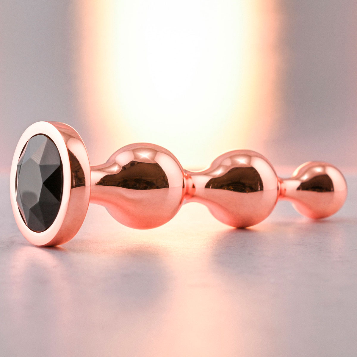 Plug Anal Cromado no Tamanho M com Base - Gender X Gold Digger Médium | 10 x 2,5 cm - 2