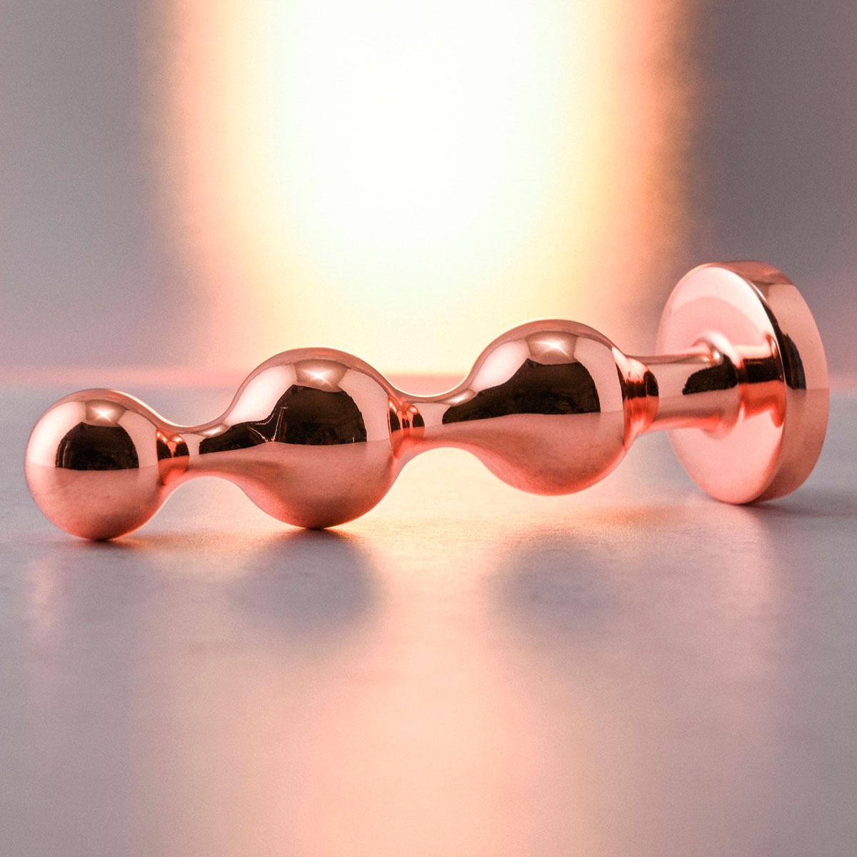 Plug Anal Cromado no Tamanho P com Base - Gender X Gold Digger Small | 9,2 x 2,2 cm - 3